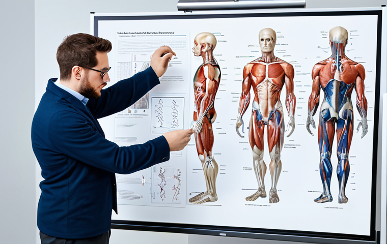 "A physicist presenting a project showcasing their skills, detailed problem-solving methodology, and impressive results. Modern, clean presentation. Safe for work, appropriate content, fully clothed, professional. Perfect anatomy, correct proportions, natural pose, high quality."