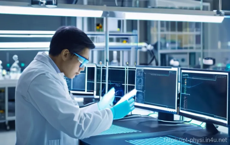 물리학과 산업계 협력 사례 - **Prompt: The Dawn of Smart Materials**
    "A group of diverse, professional scientists and enginee...